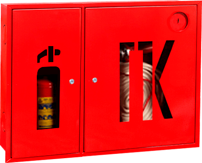 Пожарный шкаф для огнетушителя и крана ШПК 315 В