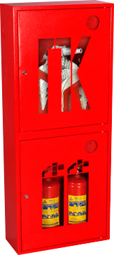 Пожарный шкаф для огнетушителей и крана ШПК-320(22)Н